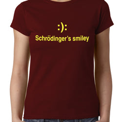 Schrodinger's Smiley , Physics ,  Women's Top