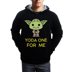 Yoda One, Hoodie / Sweatshirt, Black - GeekDawn