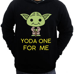 Yoda One, Hoodie / Sweatshirt, Black - GeekDawn