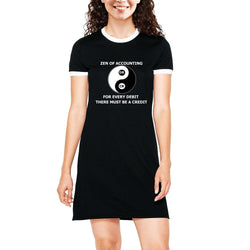Zen of Accounting , Yin Yang , Accounting , Women's Dress - GeekDawn