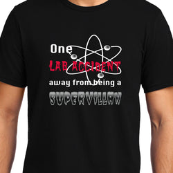 One Lab Accident away from supervillan , Big Bang Theory, Sheldon , Unisex Graphic T-Shirt