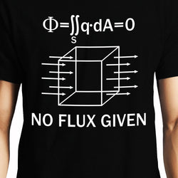 No Flux Given , Physics , Unisex Graphic T-Shirt